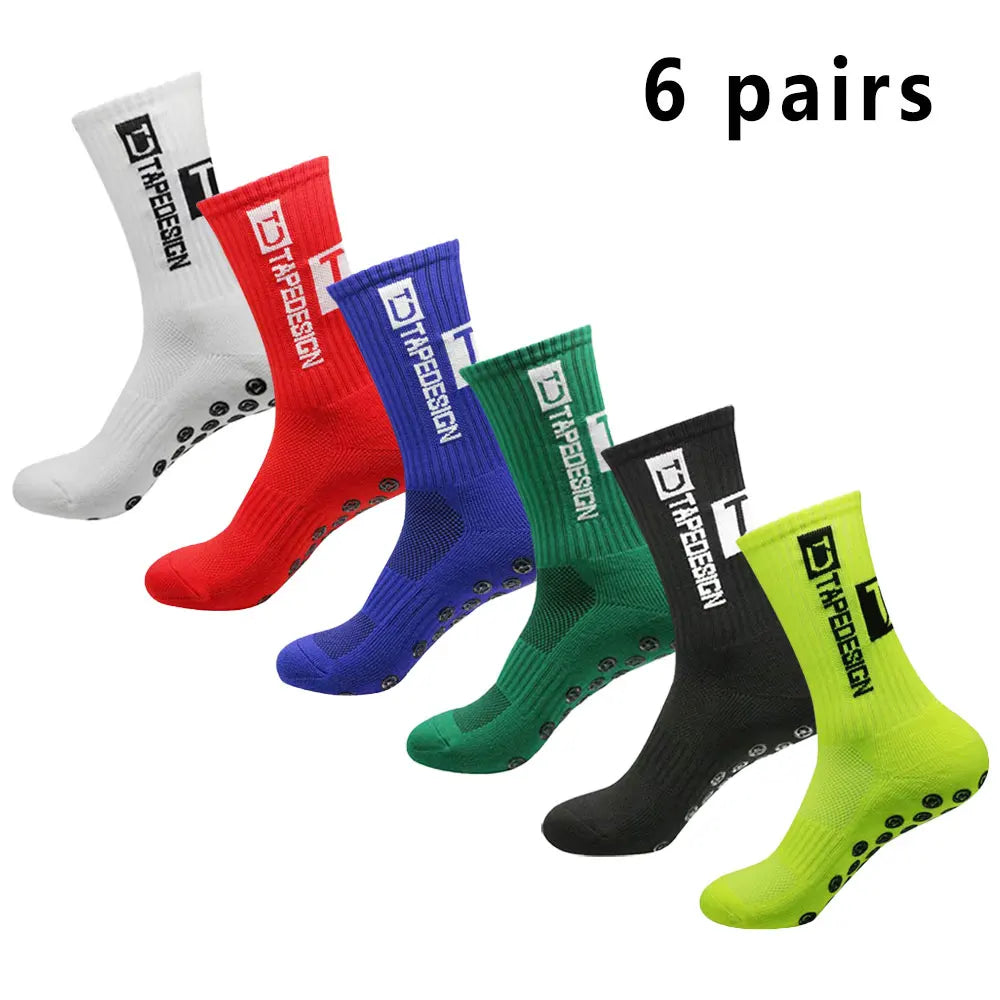 6 pairs of  non-slip dot socks