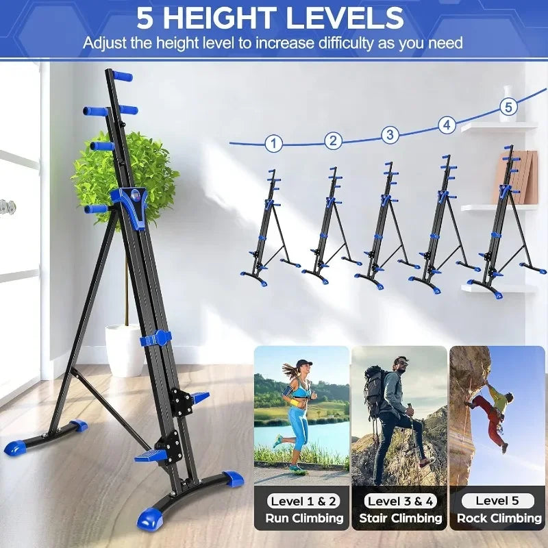 Vertical Folding Climber Machine Home Gym