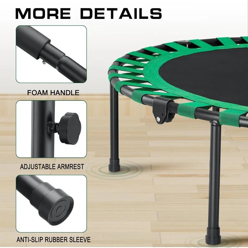 40/48" Fitness Trampoline for Adult