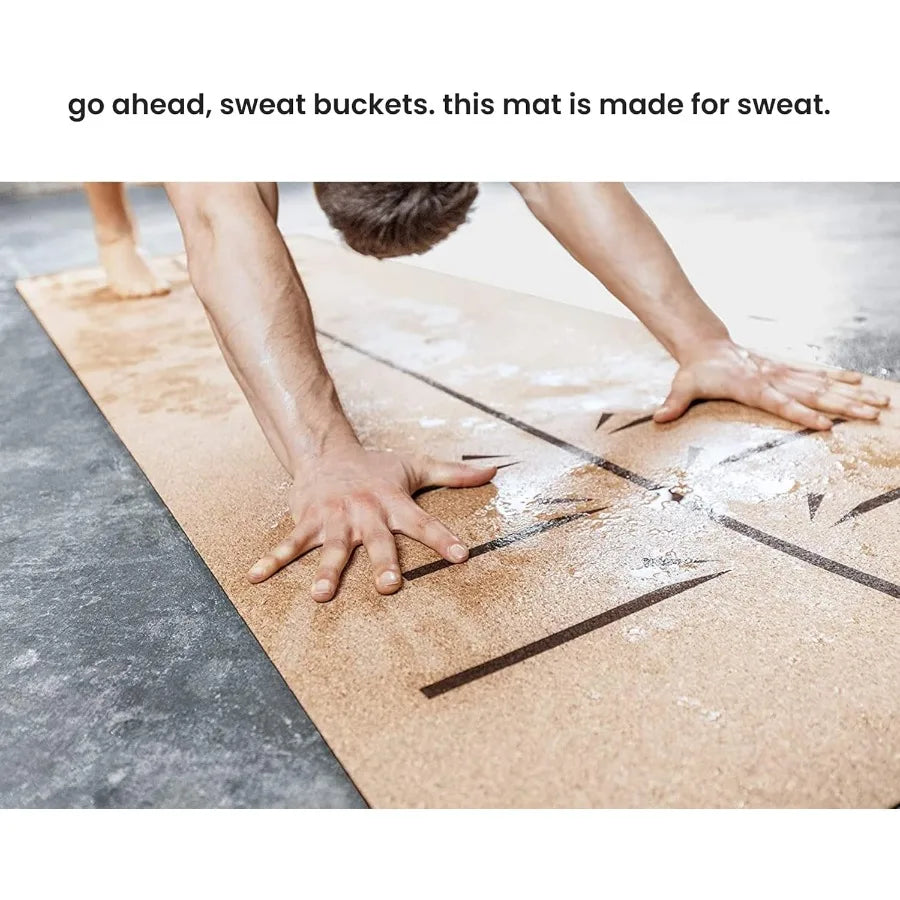 Cork Yoga Mat Extra Thick Non Slip Design