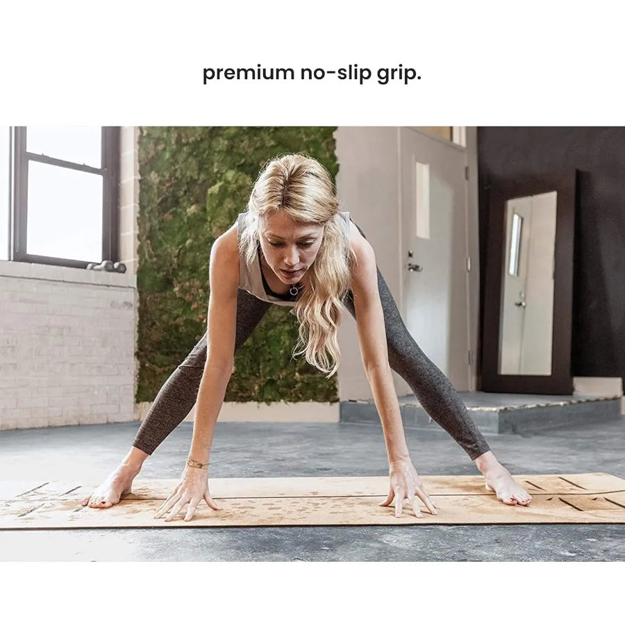 Cork Yoga Mat Extra Thick Non Slip Design