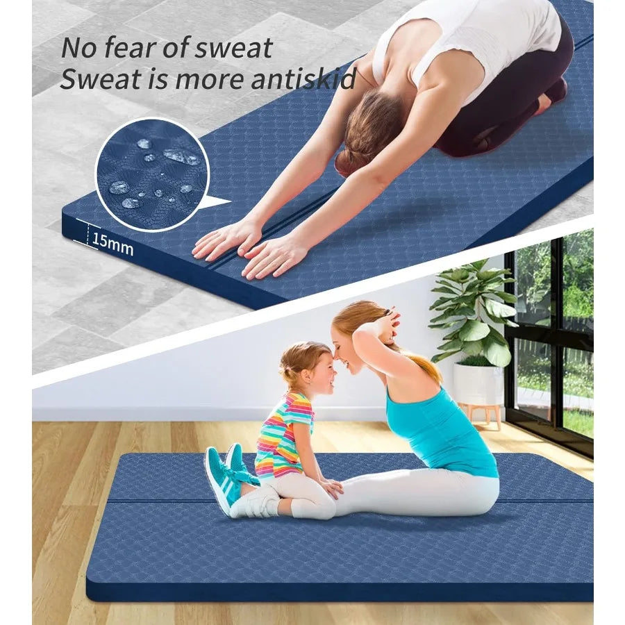 Thick Exercise Mat for Fitness/Yoga/Pilates/Stretching