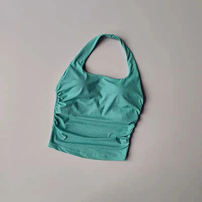 Women's Halter Neck Padded Sports Bra