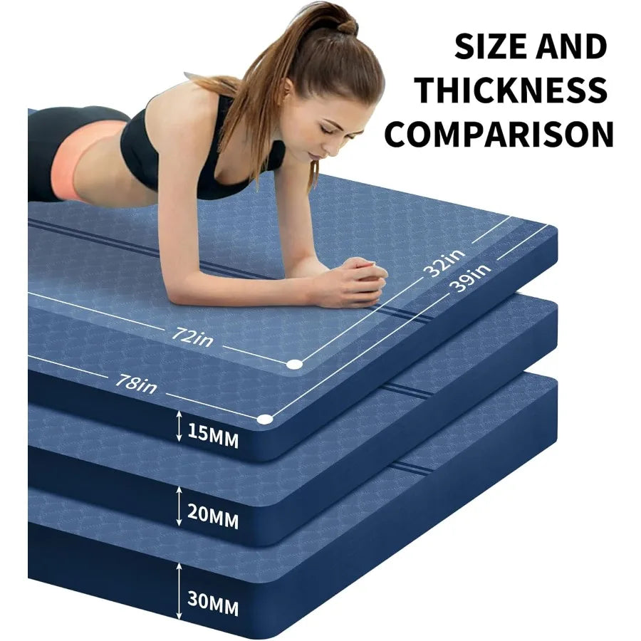 Thick Exercise Mat for Fitness/Yoga/Pilates/Stretching