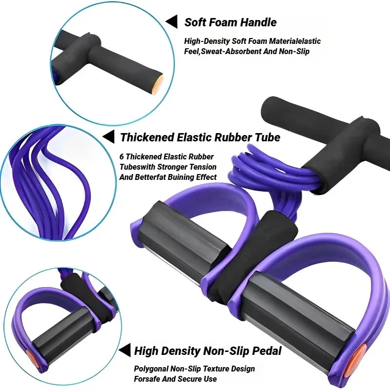 Four-Tube Pedal Tensioner Multi-Functional Band