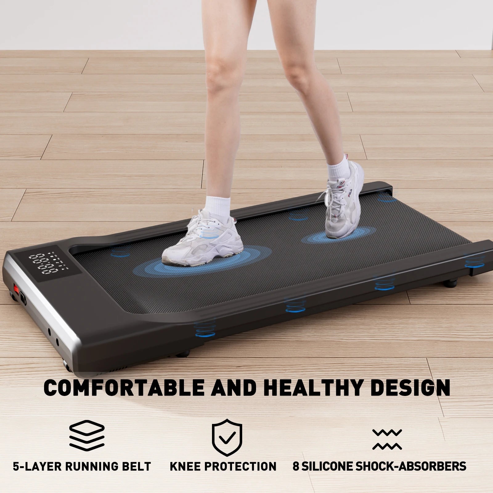 Portable Treadmill for Home Office Exercise Machine