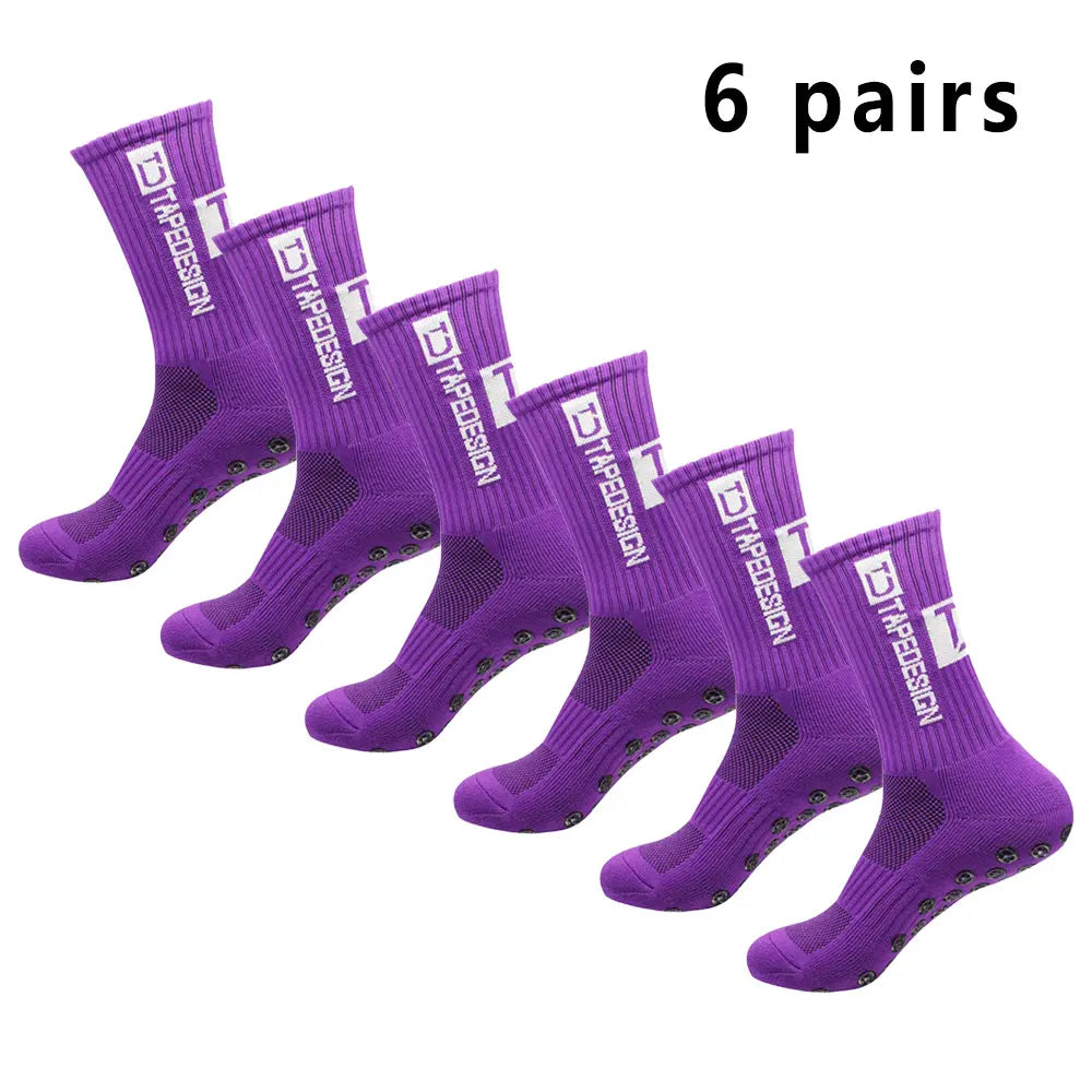 6 pairs of  non-slip dot socks