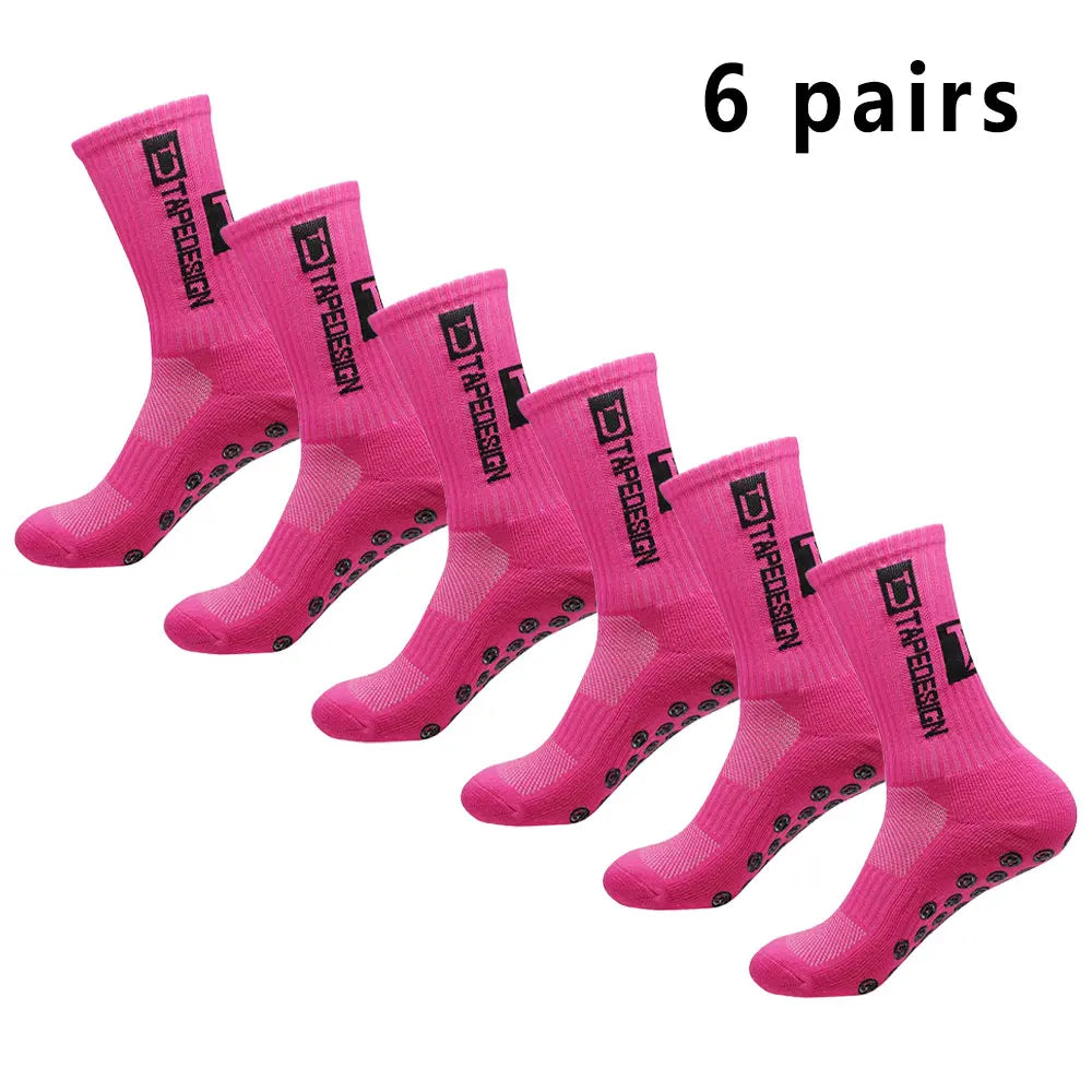 6 pairs of  non-slip dot socks