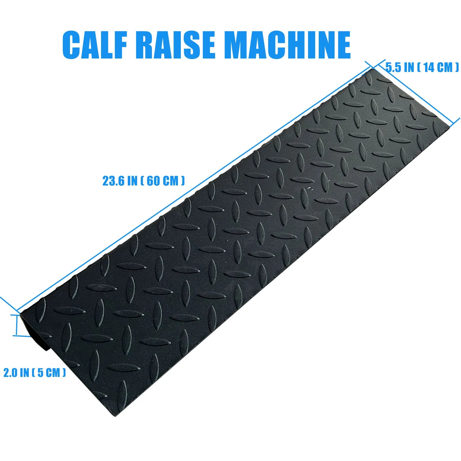 Heavy Duty Steel Extra Wide Slant Board Calf Raise Platform Non-Slip Squat Wedge Calf Stretcher for Squat and Weightlifting