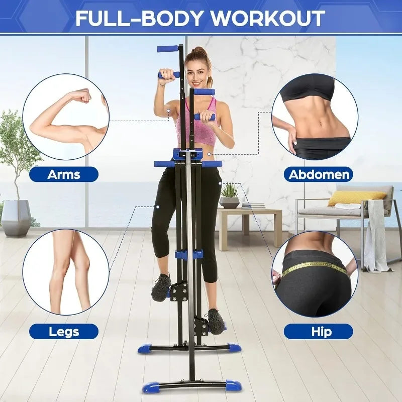 Vertical Folding Climber Machine Home Gym
