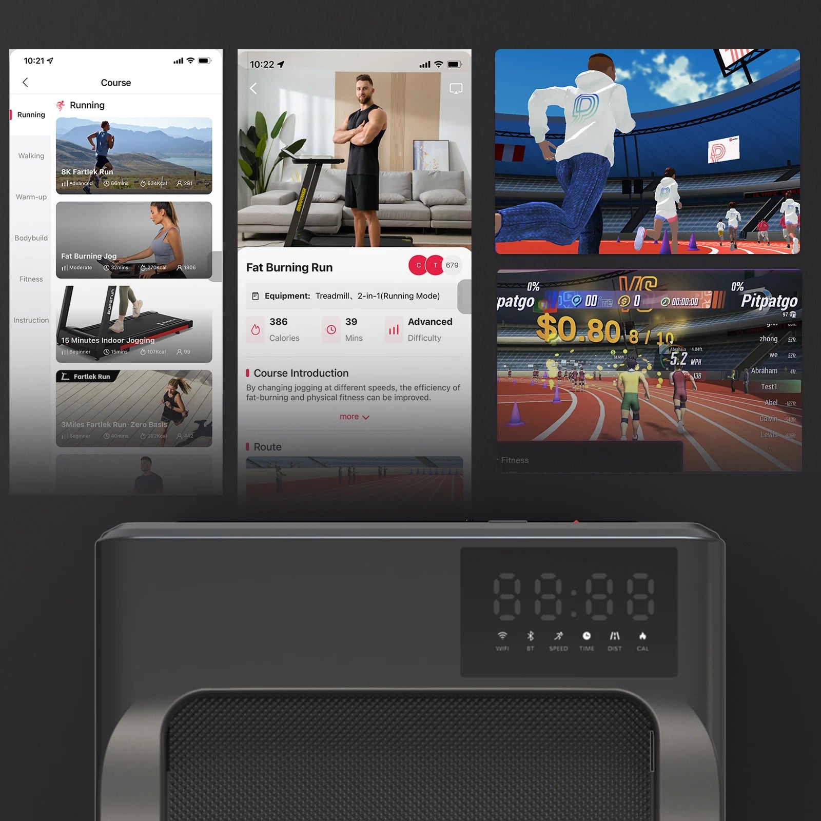 Portable Treadmill for Home Office Exercise Machine