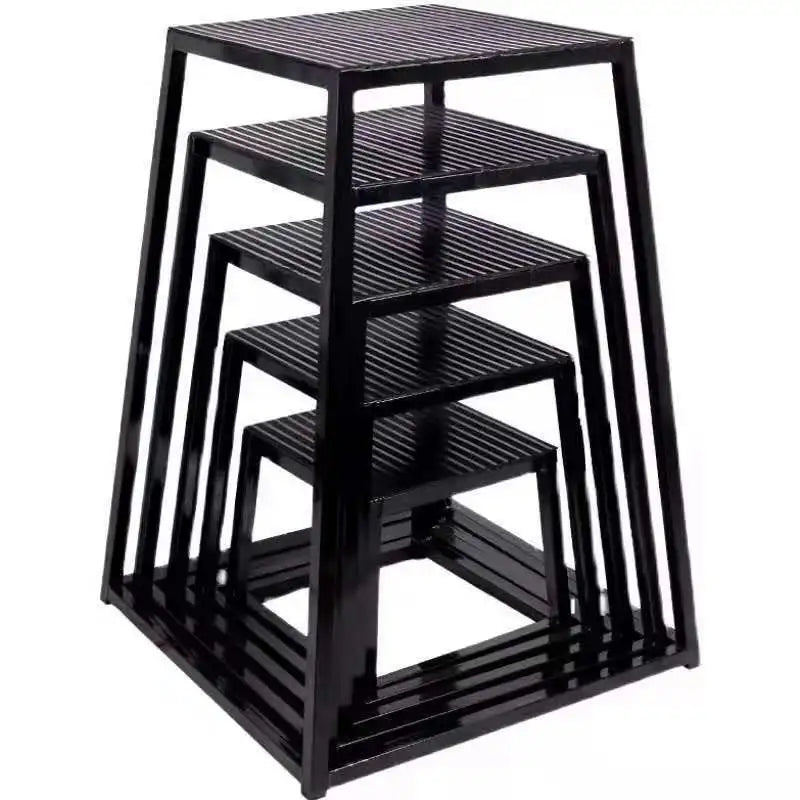 Fitness steel box jumping speed training