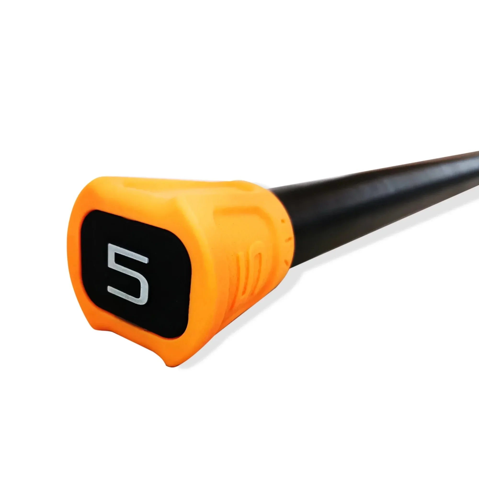 5lb Orange Non-Slip Weight Bars, Dumbbell Hand Grips for Home Gym Fitness Training