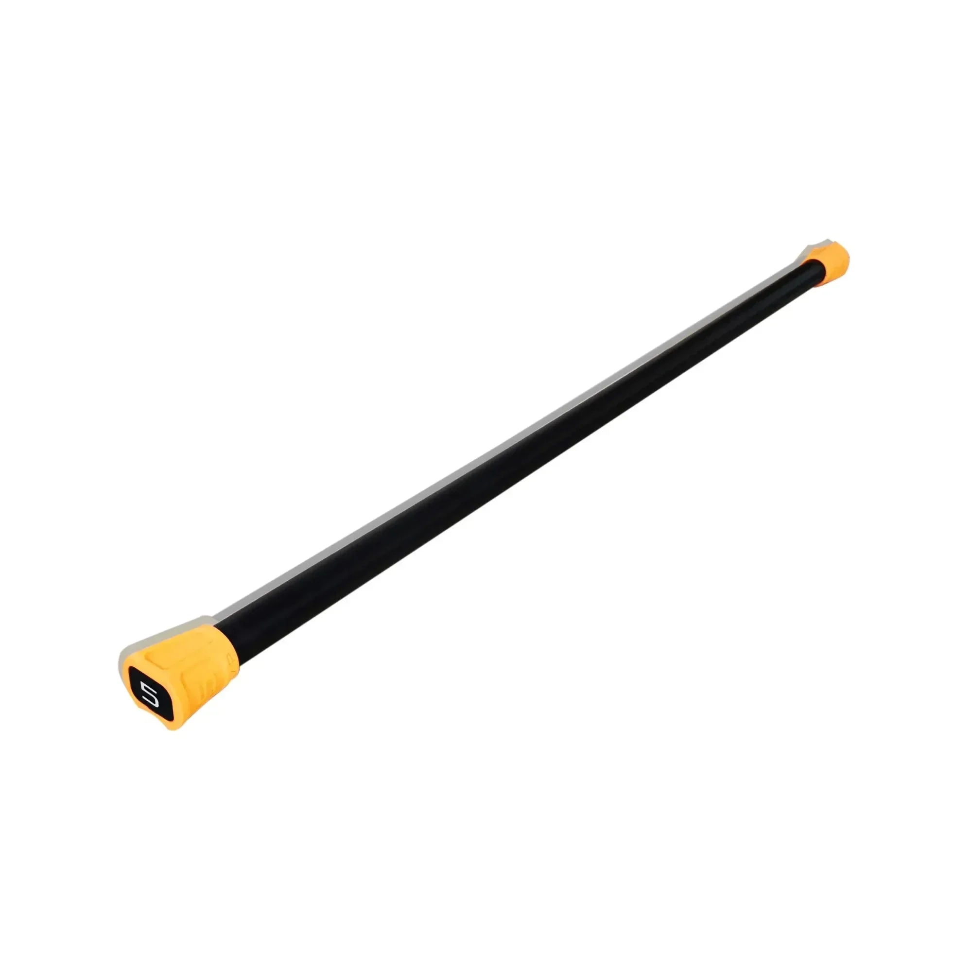 5lb Orange Non-Slip Weight Bars, Dumbbell Hand Grips for Home Gym Fitness Training